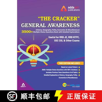 【3-4周达】Cracker General Awareness (History, Geography, Polity and others) MCQ Book for RRB JE, NTP... [9789388964517]