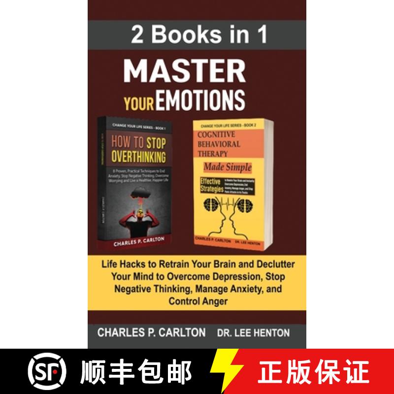 【3-4周达】Master Your Emotions (2 Books in 1): Life Hacks to Retrain Your Brain and Declutter Your M... [9781952597152]