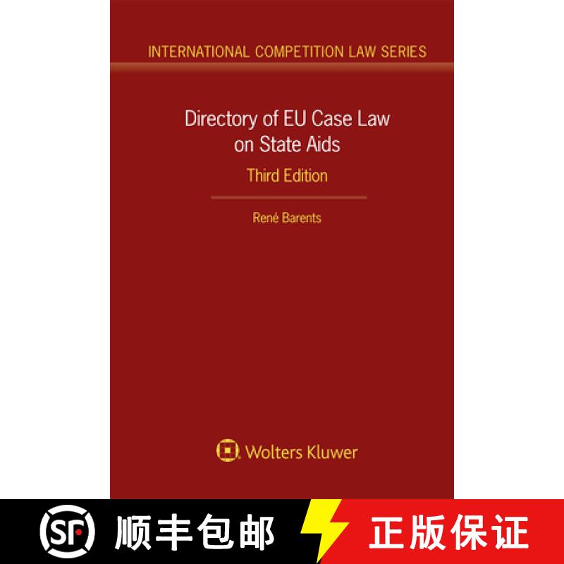 【2-3周达】Directory of EU Case Law on State Aids [9789403511016]