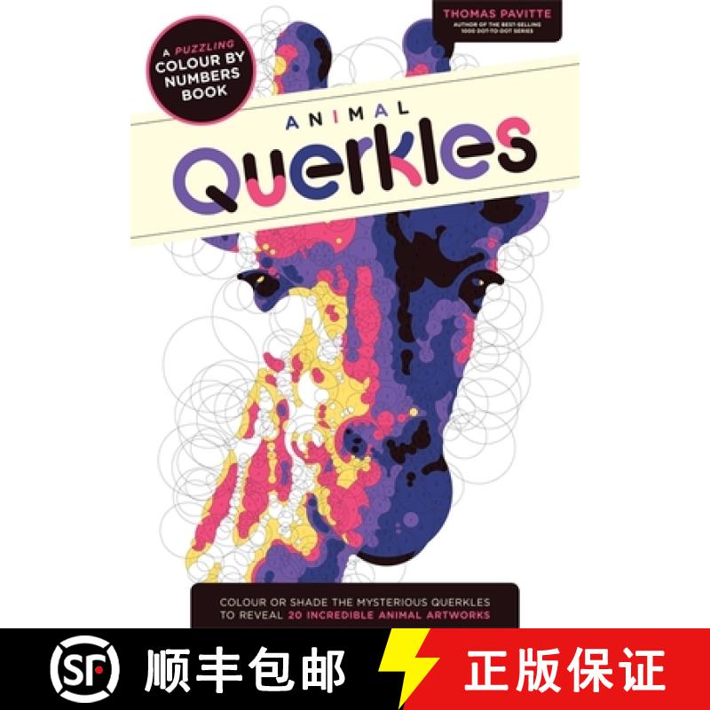 【3-4周达】Animal Querkles: A puzzling colour-by-numbers book [9781781573549]
