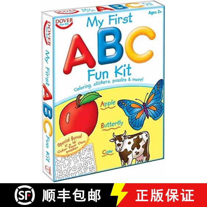 预订 My First ABC [With Sticker(s) and Poster and Crayons and Coloring, Puzzles, Crosswords, Follow-T... [9780486479378]