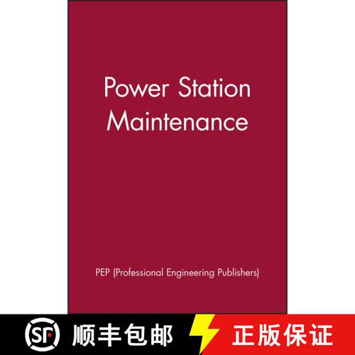 【3-4周达】精装 Power Station Maintenance [Wiley能源] [9781860582745]