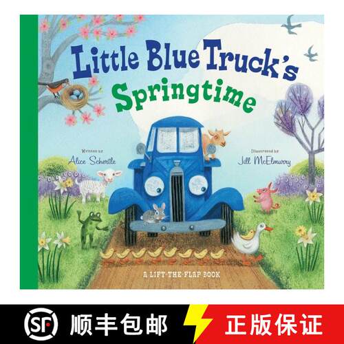 【3-4周达】Little Blue Truck's Springtime: An Easter And Springtime Book For Kids [9780544938090]