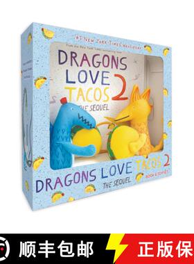 【3-4周达】Dragons Love Tacos 2 Book and Toy Set [With Toy] [9781984815774]