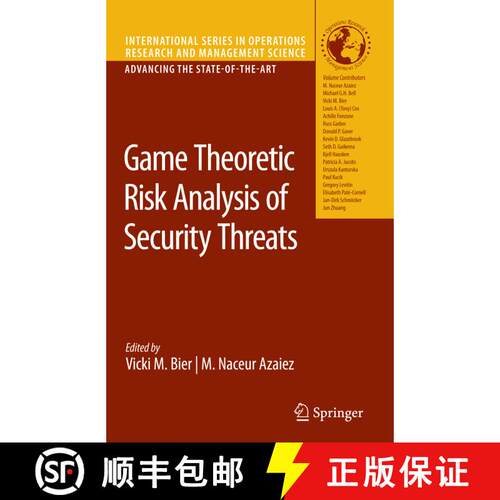 【3-4周达】Game Theoretic Risk Analysis of Security Threats [9781441946881]