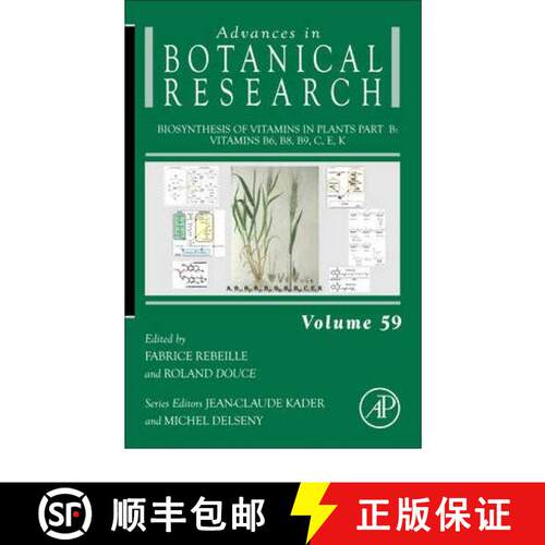 【3-4周达】精装 Biosynthesis of Vitamins in Plants Part B: Vitamins B6, B8, B9, C, E, K Volume 59 [9780123858535]