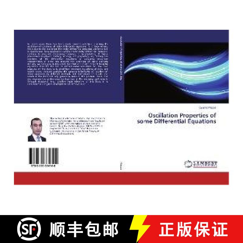 预订 Oscillation Properties of some Differential Equations [9783330334144]