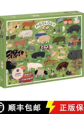 【3-4周达】Pigology Puz: 1000 Piece Puzzle [9781648961632]