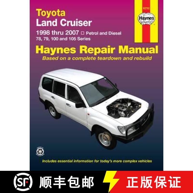 【3-4周达】Toyota Land Cruiser (98-07) Haynes Repair Manual (AUS): 2005 to 2007 [9781563928826]