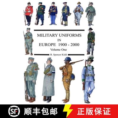 【3-4周达】MILITARY UNIFORMS IN EUROPE 1900 - 2000 Volume One [9781291187441]