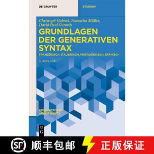【3-4周达】Grundlagen der generativen Syntax – Französisch, Italienisch, Portugiesisch, Spanisch [9783111714059]