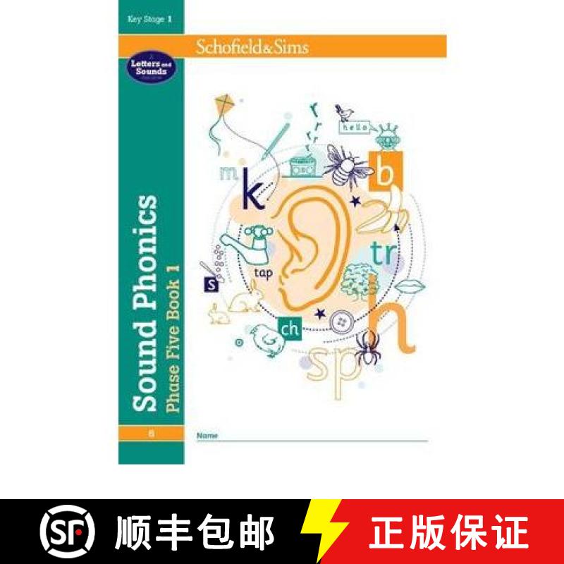 【2-3周达】Sound Phonics Phase Five Book 1: KS1, Ages 5-7 [9780721711492]