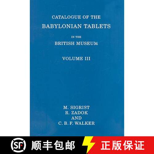 【3-4周达】精装 Catalogue of the Babylonian Tablets in the British Museum: Volume III [9780714111605]