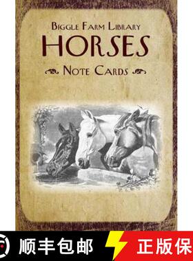 【3-4周达】Biggle Farm Library Note Cards: Horses [9781626361508]