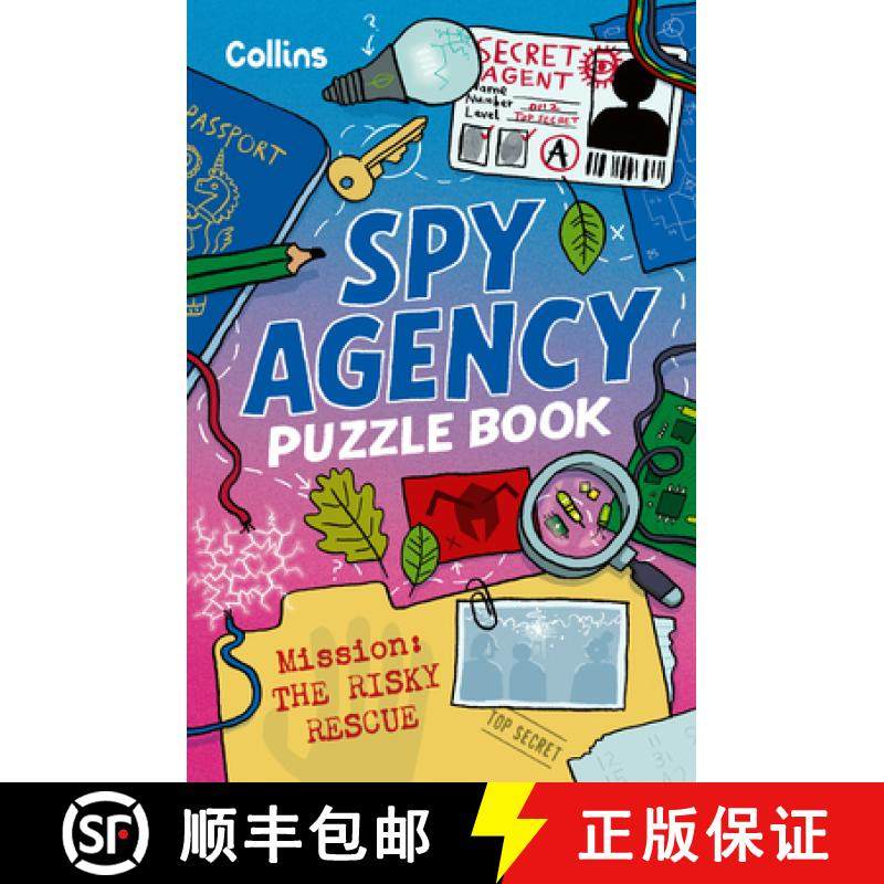 【3-4周达】Spy Agency Puzzle Book – The Risky Rescue: Solve Puzzles, Crack Codes and Take on a Top S... [9780008753702]