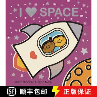 【3-4周达】I Love Space: Explore with sliders, lift-the-flaps, a wheel, and more! [9781328529367]