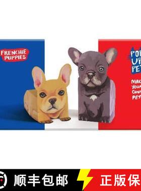 【3-4周达】Pop Up Pet Frenchie Puppies: Make your own 3D card pet! [9781870375528]