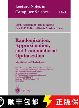 【3-4周达】Randomization, Approximation, and Combinatorial Optimization. Algorithms and Techniques: T... [9783540663294]