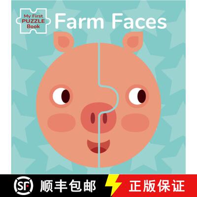 【3-4周达】My First Puzzle Book: Farm Faces [9788854417335]