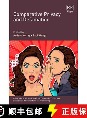 【3-4周达】Comparative Privacy and Defamation [9781788970587]