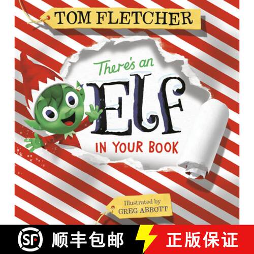 【3-4周达】精装 There's an Elf in Your Book: An Interactive Christmas Book for Kids and Toddlers [9780593125113]