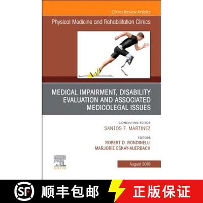 【3-4周达】Medical Impairment and Disability Evaluation, & Associated Medicolegal Issues, An Issue of... [9780323682121]