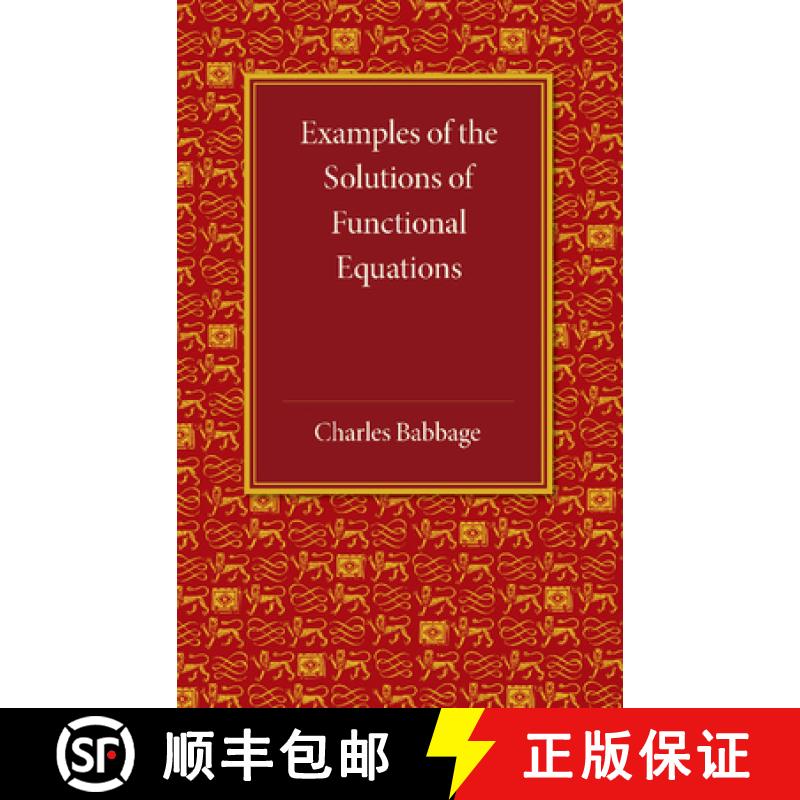 【3-4周达】Examples of the Solutions of Functional Equations [9781107616004]