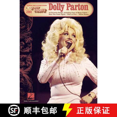 【3-4周达】Dolly Parton: E-Z Play Today, Volume 280 Easy Piano/Keyboard Sheet Music Songbook for Begi... [9781423429111]
