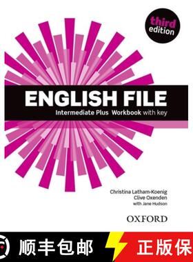 【3-4周达】English File, 3rd Edition Intermediate Plus: Workbook with Key [9780194558112]