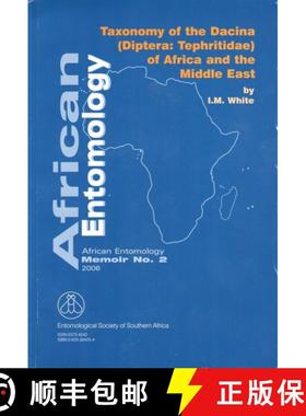 预订 Taxonomy of the Dacina (Diptera: Tephritidae) of Africa and the Middle East [9780620364256]