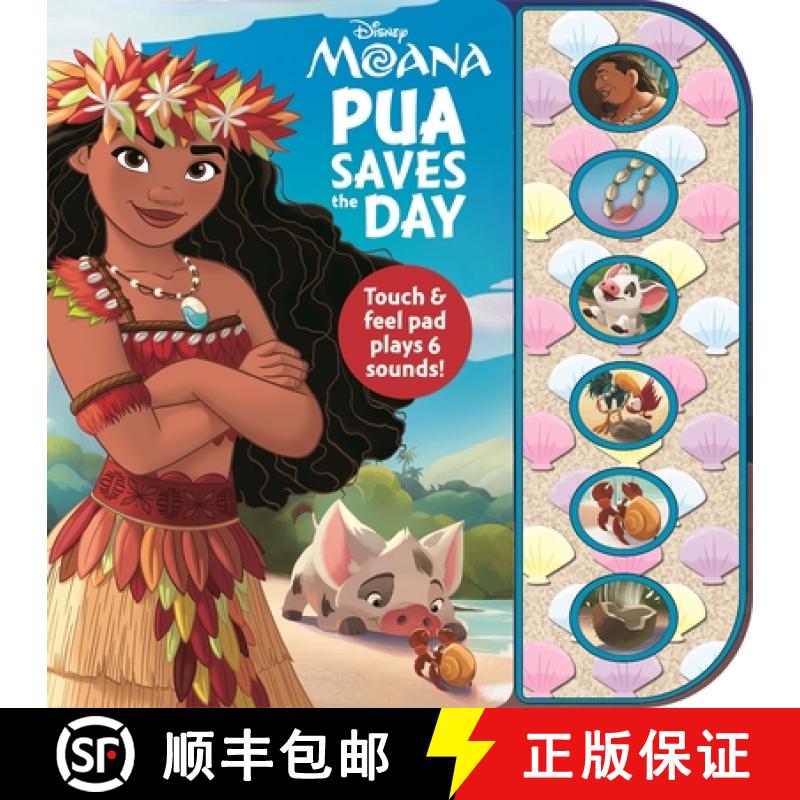 【2-3周达】Disney Moana: Pua Saves the Day Sound Book [9781503761988]