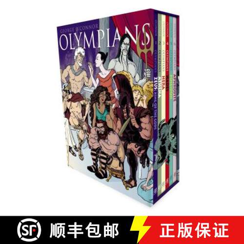 【3-4周达】Olympians Boxed Set Books 1-6: Zeus, Athena, Hera, Hades, Poseidon & Aphrodite [9781626720596]