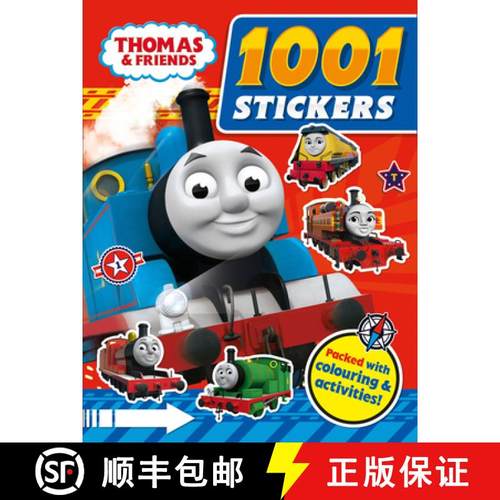 【3-4周达】Thomas and Friends: 1001 Stickers [9781405296557]