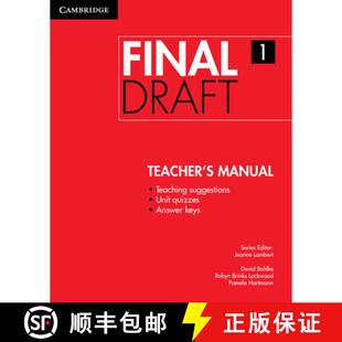 【3-4周达】Final Draft Level 1 Teacher's Manual: - Final Draft Level 1 Teacher's Manual [9781107495388]