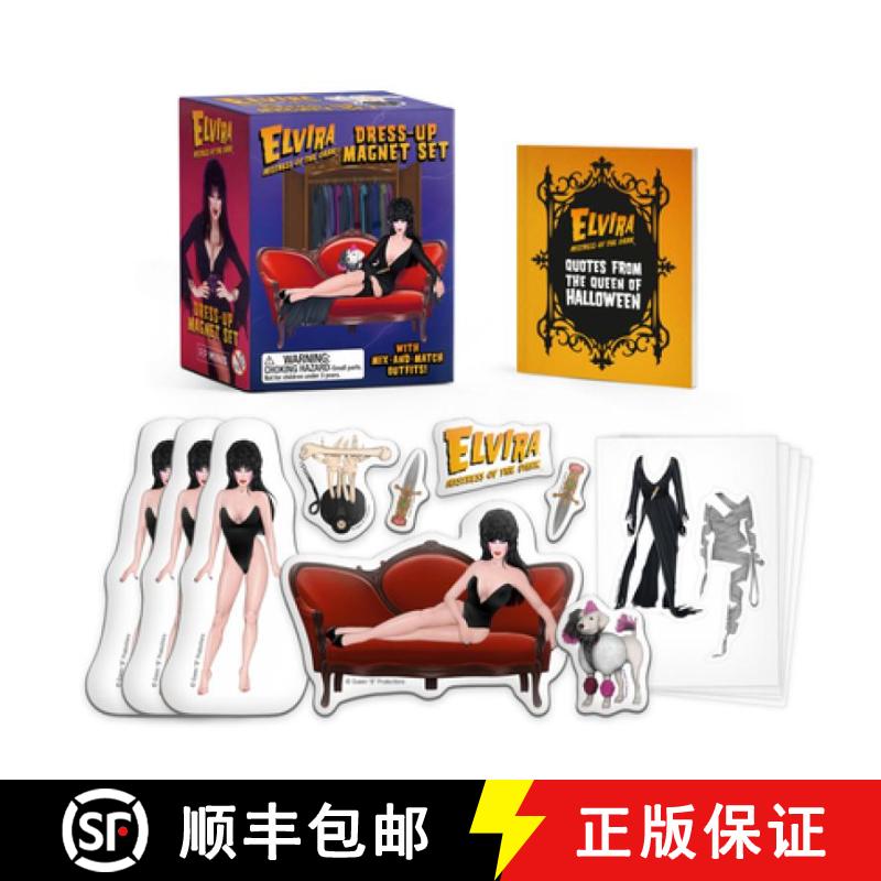 【3-4周达】Elvira Dress-Up Magnet Set : With Mix-and-Match Outfits! [9780762489183]图片