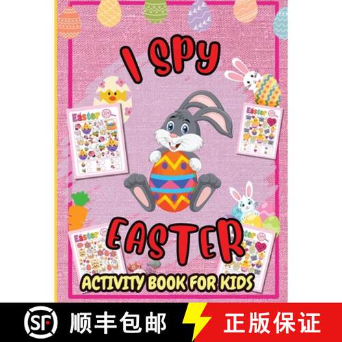 【3-4周达】I Spy Easter Activity Book: A Fun Guessing Game Book for 2-5 Year Olds, Fun & Interactive ... [9784098137183]