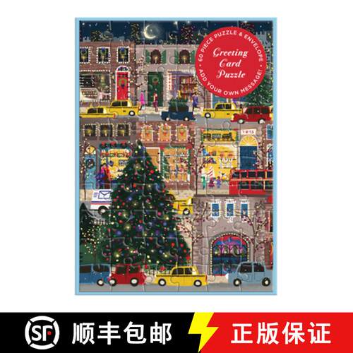 【3-4周达】Joy Laforme Winter Lights Greeting Card Puzzle [9780735378995]