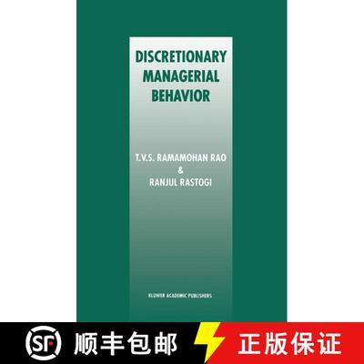 【3-4周达】Discretionary Managerial Behavior [9780792380160]