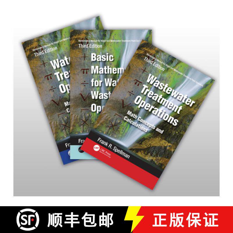 【3-4周达】Mathematics Manual for Water and Wastewater Treatment Plant Operators, Third Edition [9781032406121]