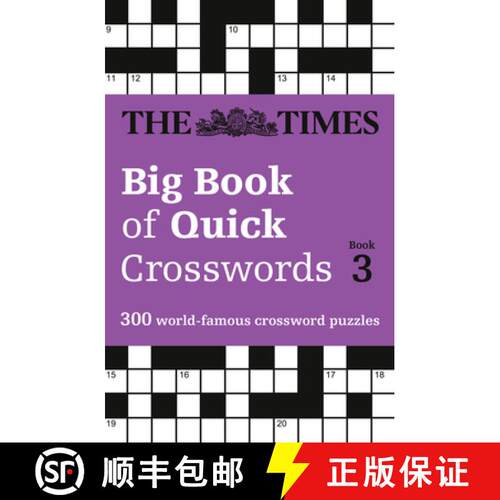 【3-4周达】The Times Big Book of Quick Crosswords Book 3: 300 World-Famous Crossword Puzzles [9780008195786]