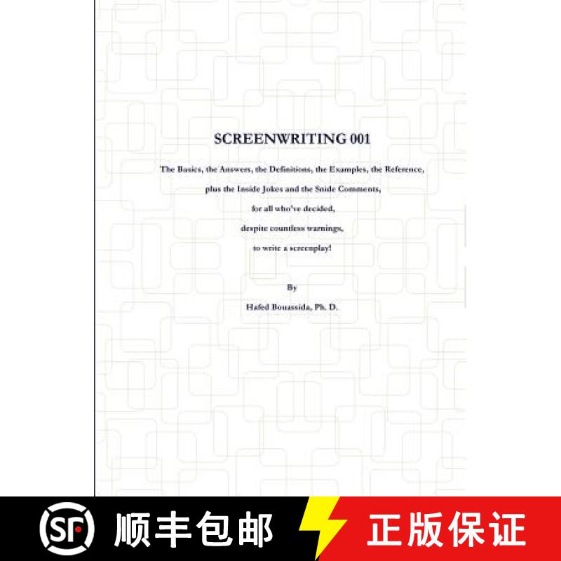 【2-3周达】Screenwriting 001 [9780989326926]