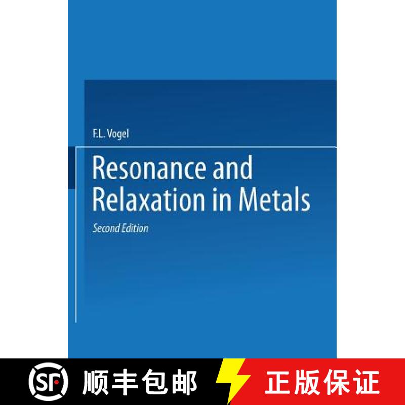 【3-4周达】Resonance and Relaxation in Metals: Based on papers presented at a Seminar of the American... [9781489957221]