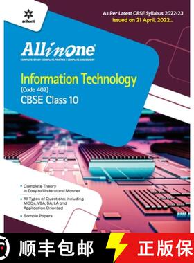 【3-4周达】CBSE All In One Information Technology (Code 402) Class 11 2022-23 Edition (As per latest ... [9789326196949]