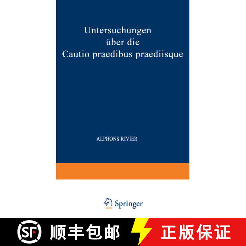 【3-4周达】Untersuchungen UEber Die Cautio Praedibus Praediisque [9783642505089]