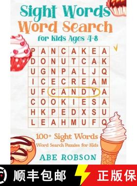 【3-4周达】Sight Words Word Search for Kids Ages 4-8: 100+ Sight Words Word Search Puzzles for Kids (... [9781922659293]