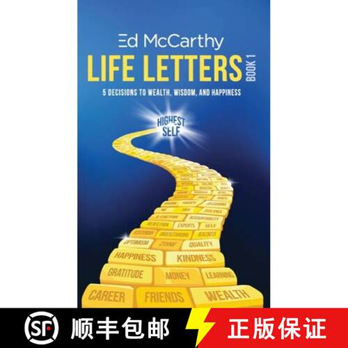 【3-4周达】精装 Life Letters: 5 Decisions to Wealth, Wisdom and Happiness, Book 1 [9798989949014]