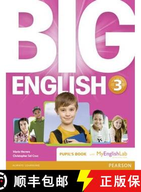 【3-4周达】Big English 3 Pupil's Book and MyLab Pack [9781447971733]