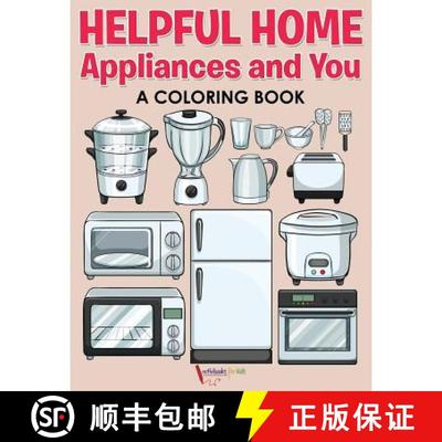 【3-4周达】Helpful Home Appliances and You a Coloring Book [9781683217787]