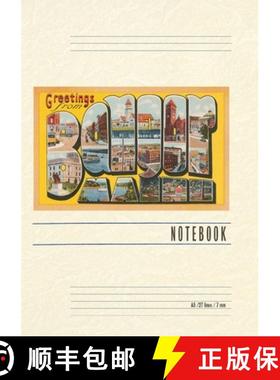 预订 Vintage Lined Notebook Greetings from Bangor [9798385423408]