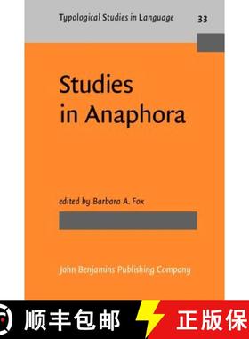 【3-4周达】Studies in Anaphora [9789027229274]
